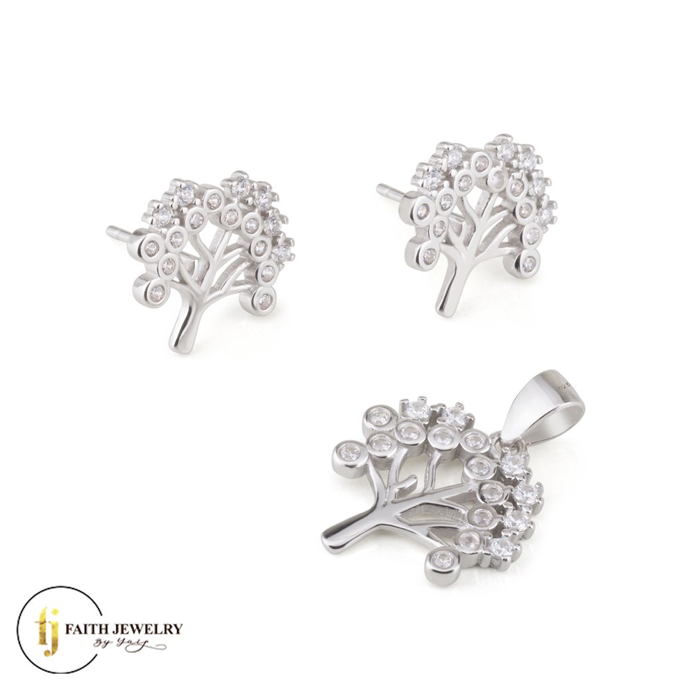 Tree of Life - Set of Pendants and Earrings