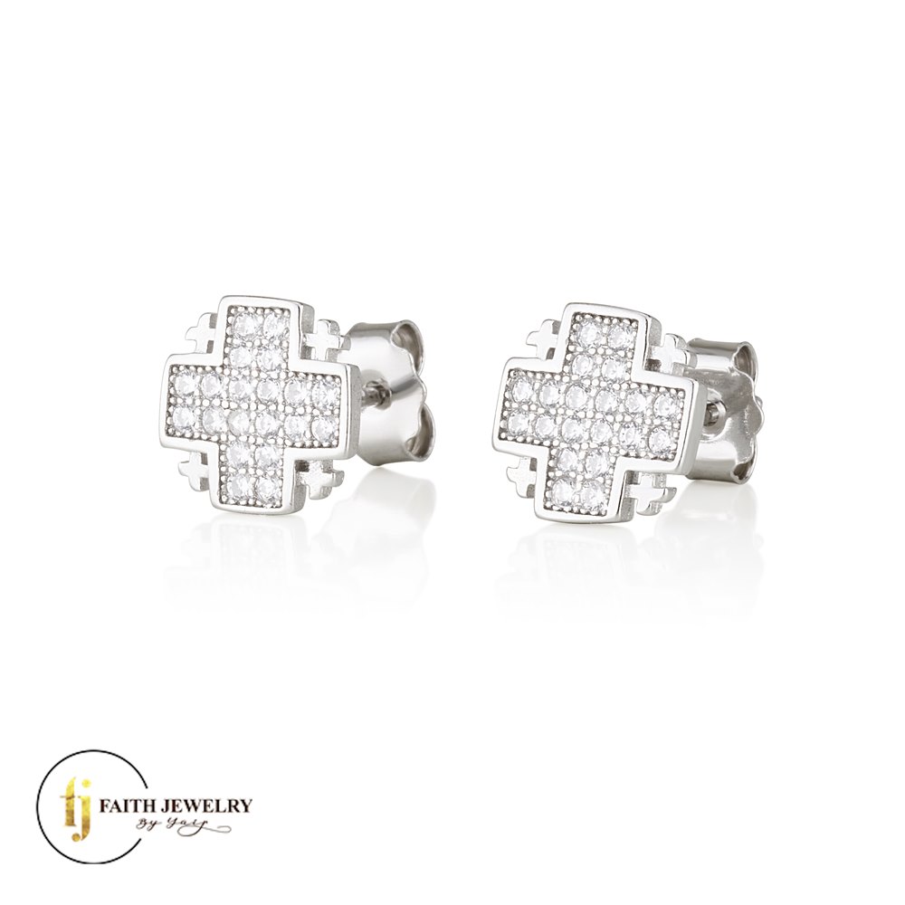 Jerusalem Cross - Earrings