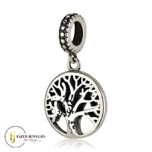 Tree of life jewelry silver charm