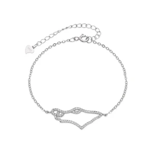 map of Israel cubic zirconia bracelet